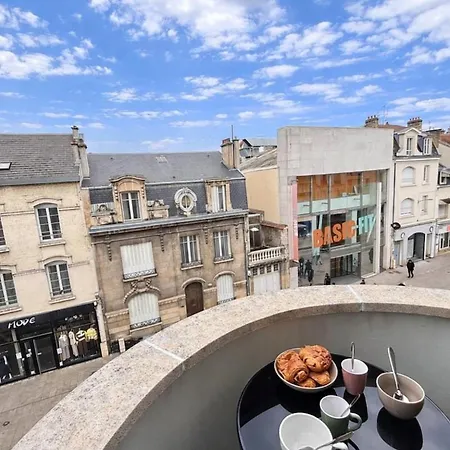 L'ecrin Urbain Chic Et Lumineux Avec Balcon * 兰斯