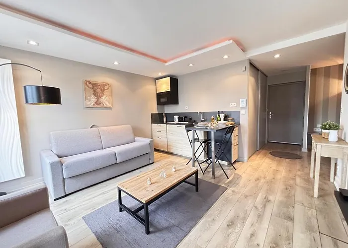 Апартаменты L'ecrin Urbain Chic Et Lumineux Avec Balcon Реймс