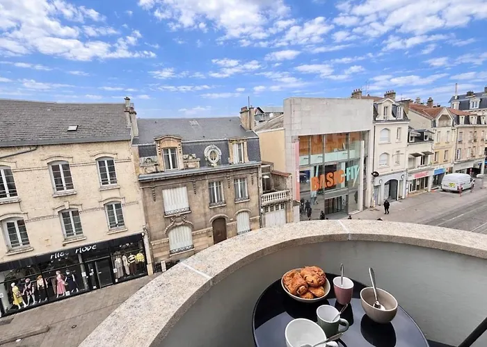 L'ecrin Urbain Chic Et Lumineux Avec Balcon * Реймс